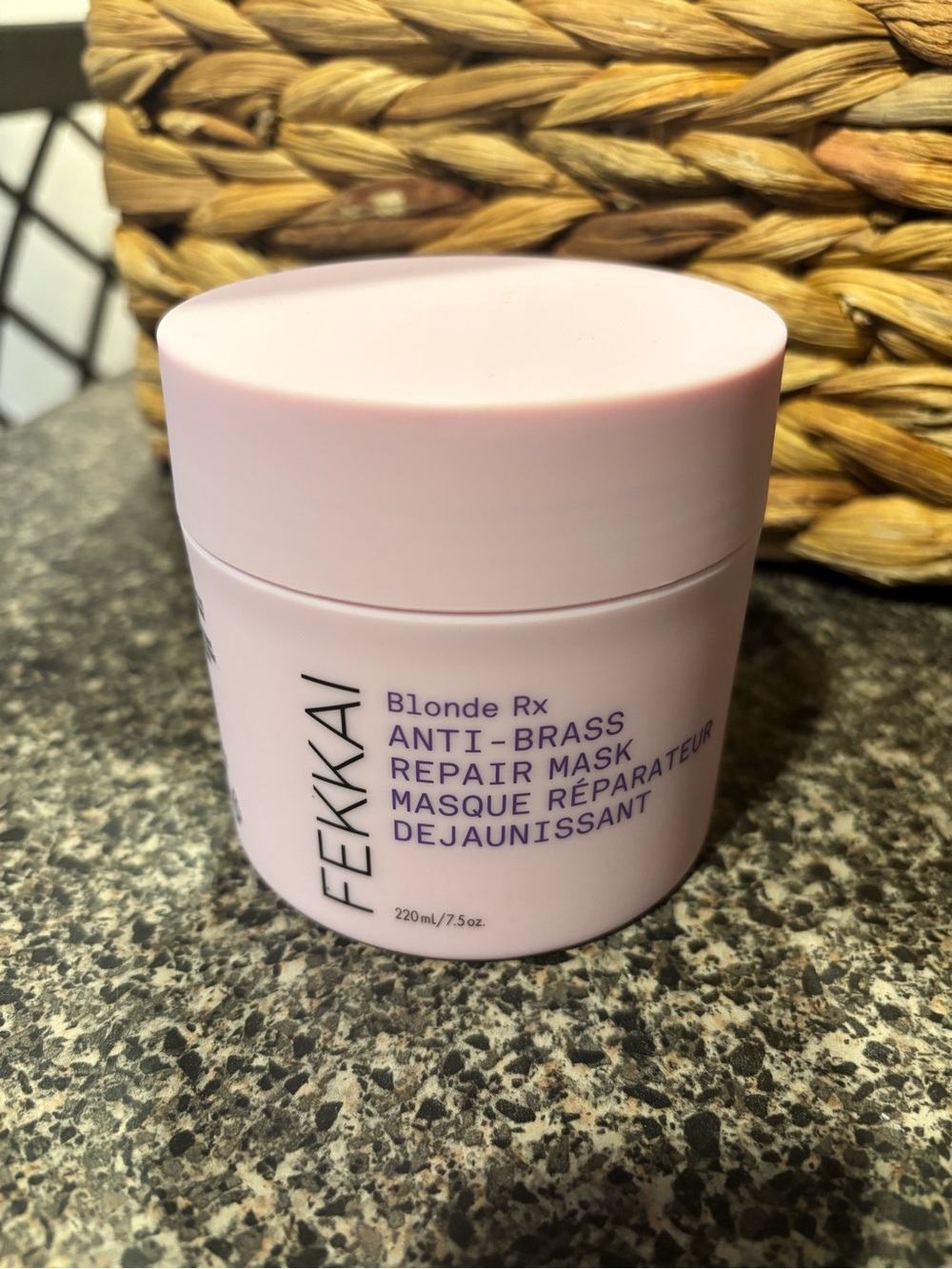 Fekkai Blonde Rx Anti-Brass Repair Mask – Soft Pink